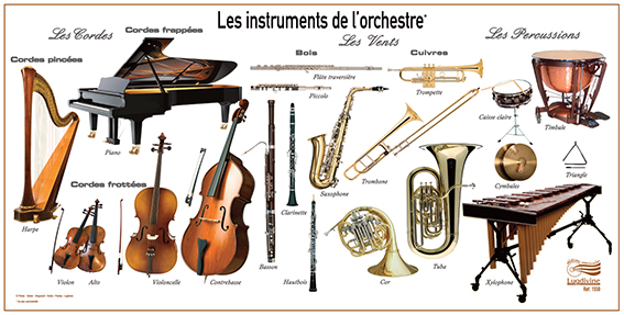 Les Posters: Lot de 2 posters : orchestre symphonique et les